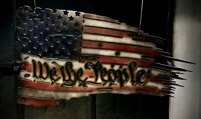 WE THE PEOPLE AMERICAN FLAG  - Image 1 of 2