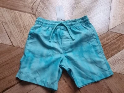 Target - Boys Tie Dye Boardshorts- Size 5 RRP $10 - Swim Shorts - Aqua - image 1 of 4
