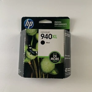 HP 940XL schwarze Tintenpatrone mit hoher Reichweite C4906AN Ablaufdatum 2014 Original-Zubehör-Hersteller Einzelhandelsverpackung - Bild 1 von 3