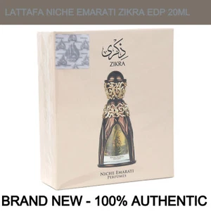 New Lattafa Perfumes Niche Emarati Zikra Eau de Parfum Unisex 0.65 oz - Picture 1 of 2