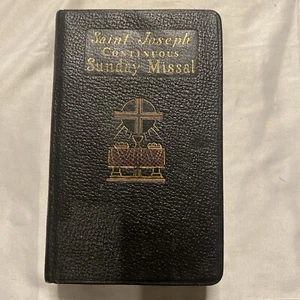 Vintage Saint Joseph Continuous Sunday Missal Confraternity Version 1961 - Bild 1 von 12