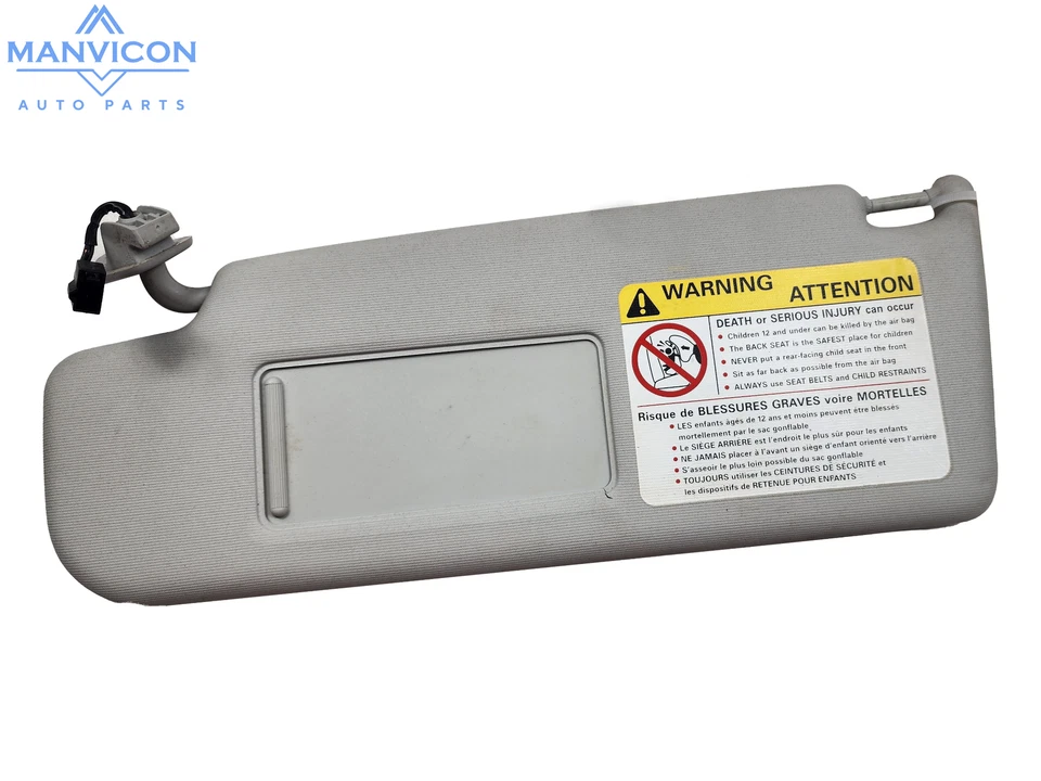 2008 Volkswagen Golf City Sun Visor Driver Left Side Sunvisor W/Wire cord  OEM - Image 1 of 4