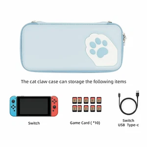 GeekShare Nintendo Switch Carrying Travel Cases Switch OLED Storage Bag PU - Picture 1 of 6