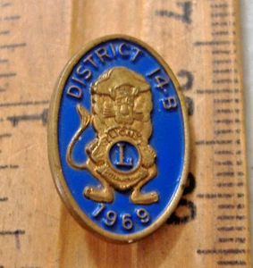 DISTRICT 14 B~1969~ LIONS CLUB PIN - Bild 1 von 4