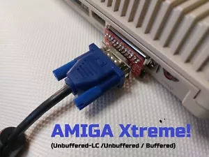 Commodore Amiga 500 600 1200 2000 3000 4000 DB23 RGB video VGA adapter extreme - Bild 1 von 6