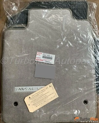 Toyota Avalon 2005-2012 Light Gray Carpet Floor Mat Set Genuine PT206-07090-17  - Image 1 of 4