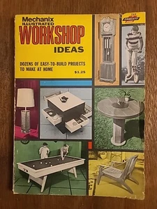 VTG 1966 #621 Mechanix Illustrated Magazine: WORKSHOP IDEAS - Picture 1 of 14