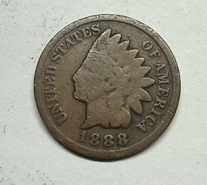 1888 INDIAN HEAD CENT BRAUN SCHÖNE MÜNZE - Bild 1 von 2