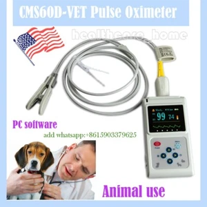 Veterinary Use CONTEC CMS60D-VET Handheld Pulse Oximeter+ Vet Tongue Probe - Picture 1 of 9