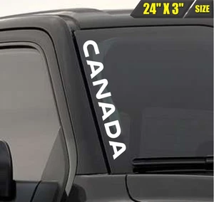 Calcomanía de vinilo pegatina para parabrisas CANADÁ camión canadiense hoja de arce SUV automóvil - Imagen 1 de 1
