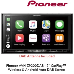 Pioneer AVH-Z9200DAB - Pantalla de 7” CarPlay™ Inalámbrica y Android Auto DAB Estéreo para Automóvil - Imagen 1 de 1