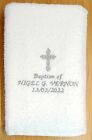 Baptism Personalised Embroidered towels  Gift Christmas Birthday christening