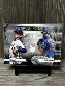 2023 Topps Update Series - Time Spanning Tandems #TS-17 Justin Verlander, Tom... - Imagen 1 de 2