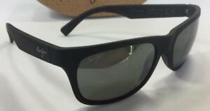 Maui Jim KAHI Polarized Sunglasses 736-02MR Matte Black/Neutral Gray Glass