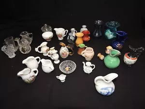 Antique Limoges France & Other Multicolor Porcelain Miniatures Lot 33 pc - Picture 1 of 18