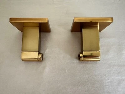 Hardware de restauración toallero individual herrajes oro cepillado Foto 1 de 4