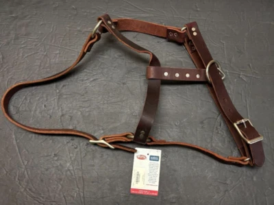 Tejedor 1" Caballo Remachado Halter Borgoña LL NUEVO Foto 1 de 3