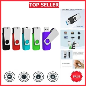 High-Speed 128GB USB 3.0 Thumb Drive Set with LED Indicator – 5 Colorful Options - Afbeelding 1 van 10