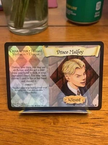 2001 HARRY POTTER TCG DRACO MALFOY FOIL RARE CARD #2/116 MP - Picture 1 of 3