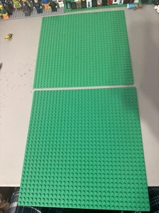 LOT OF 2 Lego Base Plates light green 32x32 studs 10" x 10" GENUINE/OEM - Picture 1 of 8