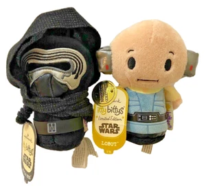 KYLO REN & Limited Edition LOBOT Itty Bitty Itty Bittys Star Wars Plush NWT - Picture 1 of 1