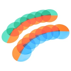  14 Stück Umgebungslicht Farbwechsel Film Beleuchtung Gele Blätter farbige Lampe - Bild 1 von 17