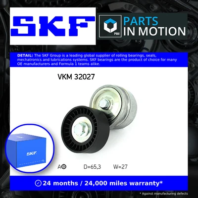 Tensor de correa auxiliar para ALFA ROMEO 147 937 1.9D 01 a 10 accionamiento acanalado en V SKF nuevo Foto 1 de 4