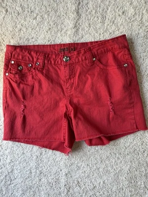 Шорты zana di состаренные красные женские размер 16 бывшие в употреблении - Изображение 1 из 4