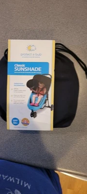 Stroller Sunshade, Universal Fit, Protect A Bub,  UPF 50+, Bag Included - Image 1 of 4