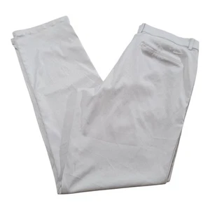Nike Golf Men’s Flat Front Dri Fit Pants White Size 36x34 - Picture 1 of 9