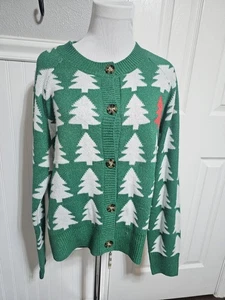 VTG Ugly Christmas Sweater Women's XL Grannycore Adult Womens Ladies Female NWT - Picture 1 of 11