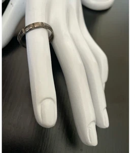 Antique plain silver band size 9.5 - Picture 1 of 5