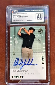 2002 Upper Deck SP Authentic Rookie Auto Phil Mickelson *6947 - Bild 1 von 1