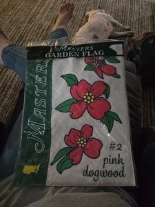 Masters Garden Flagge #2 rosa Hartriegel, neu - Bild 1 von 5