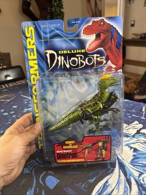MOC Vintage Hasbro Transformers 1999 Deluxe Dinobots Dinotron Pachycephalosaurus - Image 1 of 4