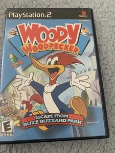 Woody Woodpecker: Escape From Buzz Buzzard Park (PS2, 2002) CIB Tested - Afbeelding 1 van 3