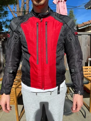 Chaqueta de moto para hombre Joe Rocket Atomic 5.0 talla M con armadura Foto 1 de 4