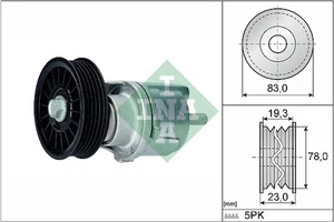 Tensor de correa Schaeffler INA correa acanalada 534 0185 10 para AUDI VW A6 PASSAT - Imagen 1 de 8