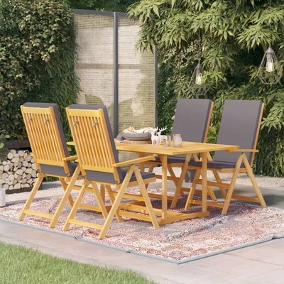 Teak Massiv Gartenmöbel Set Sitzgruppe Gartengarnitur mehrere Auswahl vidaXL - Bild 1 von 4