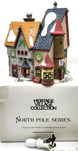 1991 Dept 56 Tassy's Mittens & Hassel's Woolies Polo Norte #56227 Cartas T & H - Imagen 1 de 16