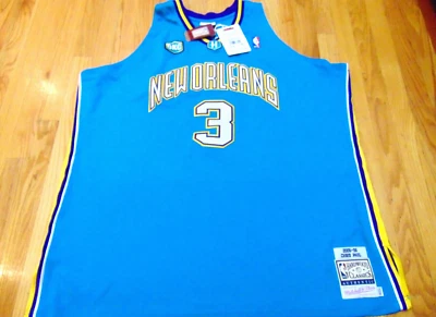 CAMISETA AUTÉNTICA MITCHELL & NESS NBA NEW ORLEANS HORNETS CHRIS PAUL 05-06 5XL 64 Foto 1 de 4