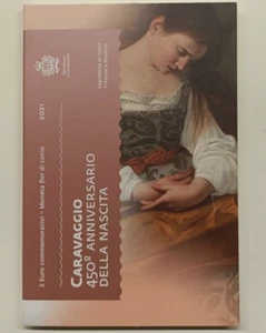 2€ COMMEMORATIVO SAN MARINO 2021 CARAVAGGIO 450° ANNIVERSARIO DELLA NASCITA - Foto 1 di 3