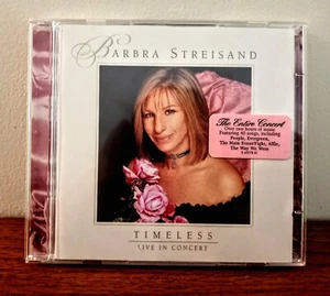 BARBRA STREISAND TIMELESS Live in Concert Vocal Feature SONY Music 2 CD Album - Imagen 1 de 10