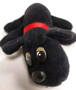 Vintage 1986 Tonka kleiner schwarzer Pfund Welpe 7 1/2 Zoll lang - Bild 1 von 5