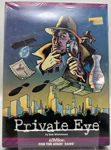 Private Eye (Atari 2600, 1984) Factory Sealed - Picture 1 of 5