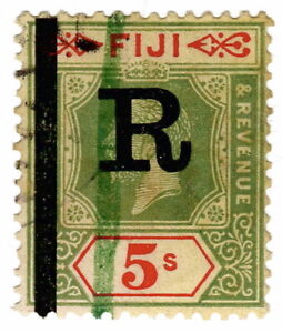 (I.B) Fiji Revenue : Duty Stamp 5/-