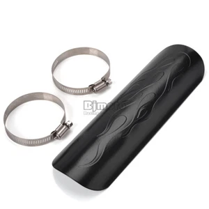 9" Motorcycle Exhaust Muffler Pipe Heat Shield Cover Guard For Honda Shadow 600 - Imagen 1 de 9