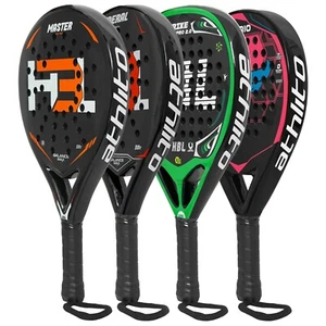 Ultra Racket Padel Bats Set Carbon Fiber Racquet Beach Tennis Within Free 3 Ball - Picture 1 of 45
