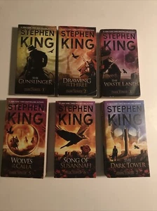 Stephen King The Dark Tower Six Volume Set Books 1,2,3,5,6,7 - Picture 1 of 24