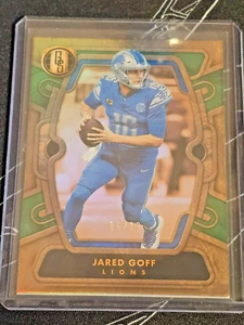 JARED GOFF 2024 PANINI GOLD STANDARD #32 VERDE ESMERALDA 01/13 - Imagen 1 de 2